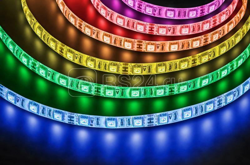 Лента светодиодная 71 447 NLS-5050RGB60-14.4-IP65-12V-Pro R5 14.4Вт/м (уп.5м) Navigator 71447