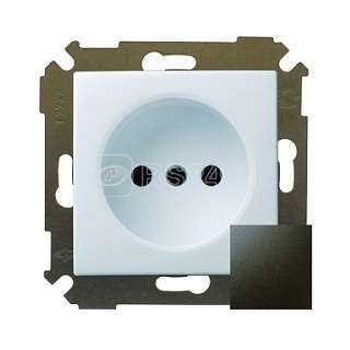 Розетка 1-м СП Simon34 16А IP20 без заземл. механизм графит Simon 34431-038