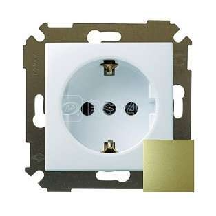Розетка 1-м СП Simon34 16А IP20 с заземл. механизм бронз. Simon 34432-036