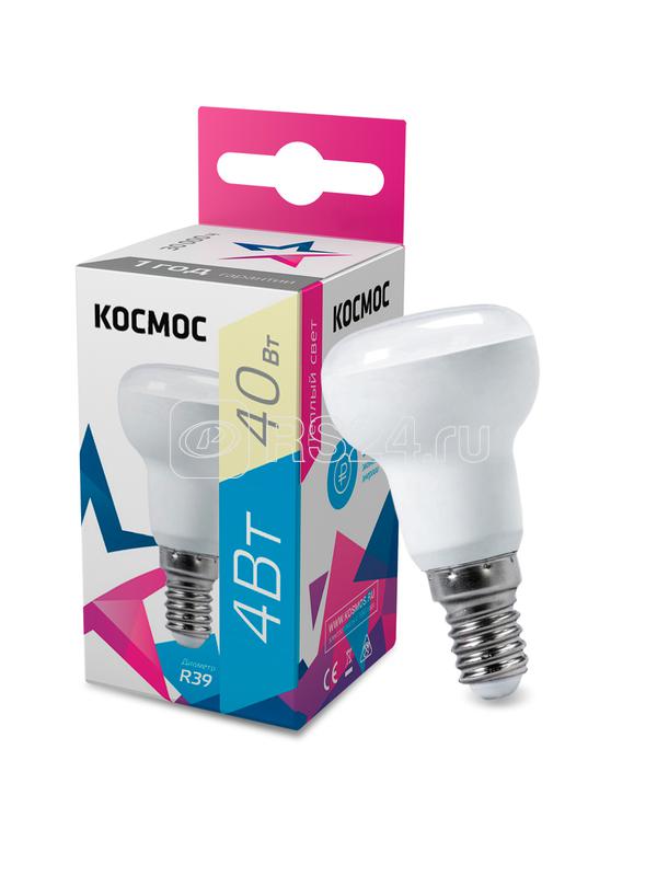 Лампа светодиодная R39 4Вт 220В E14 3000К Космос Lksm_LED4wR39E1430