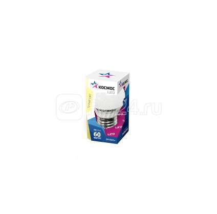 Лампа светодиодная GL45 5Вт 220В E27 3000К Космос Lksm_LED5wGL45E2730