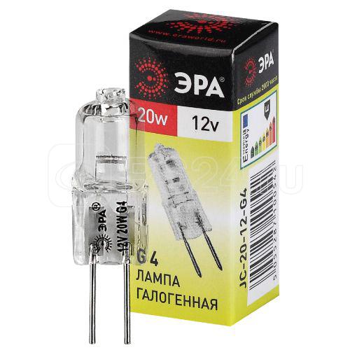 Лампа галогенная G4-JC-20W-12V ЭРА C0027369