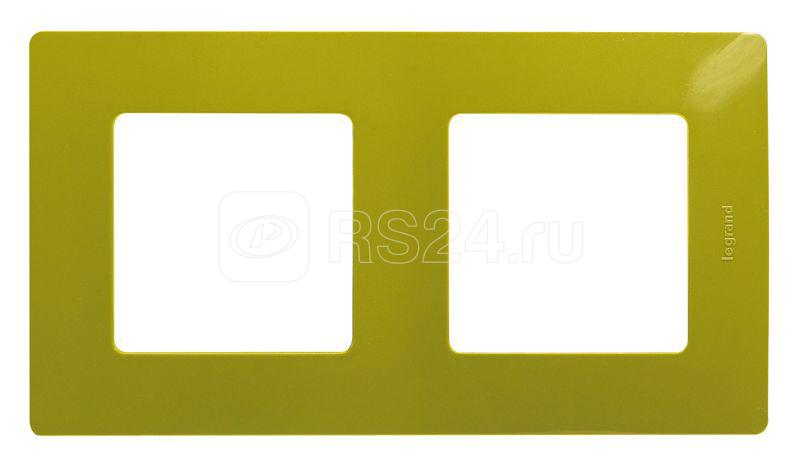 Рамка 2-м СП Etika IP20 зел. папоротник IEK 672542