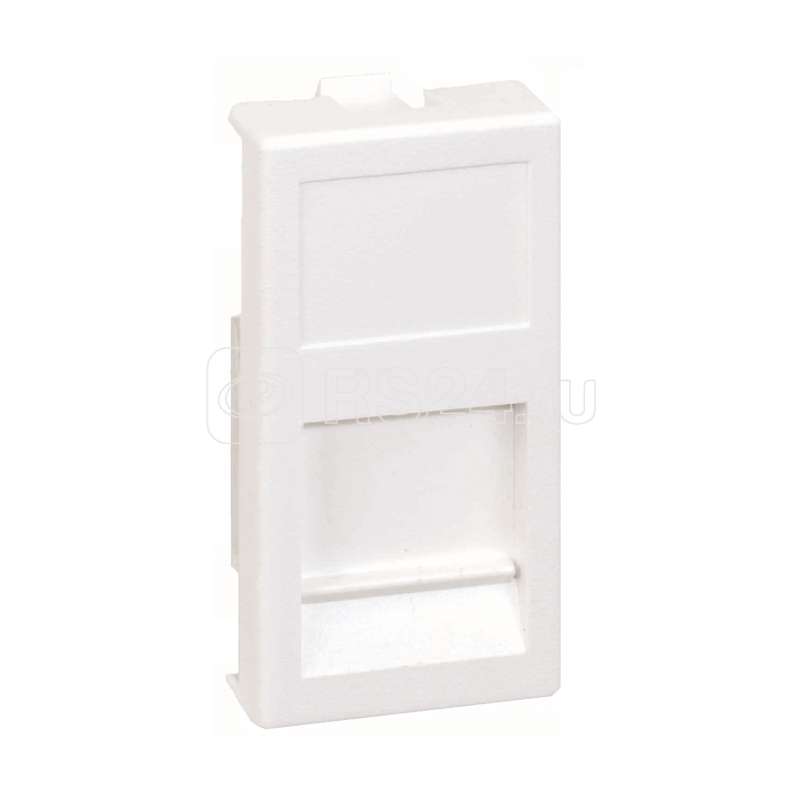 Адаптер на 1 RJ45 коннектор узкий защ. шторки 22.5х45мм графит Simon Connect KA76-14