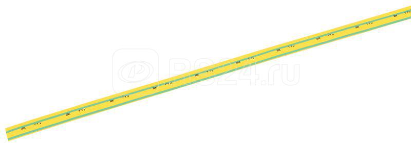 Трубка термоусадочная ТТУ нг-LS 30/15 желт./зел. 1м IEK UDRS-D30-1-K52