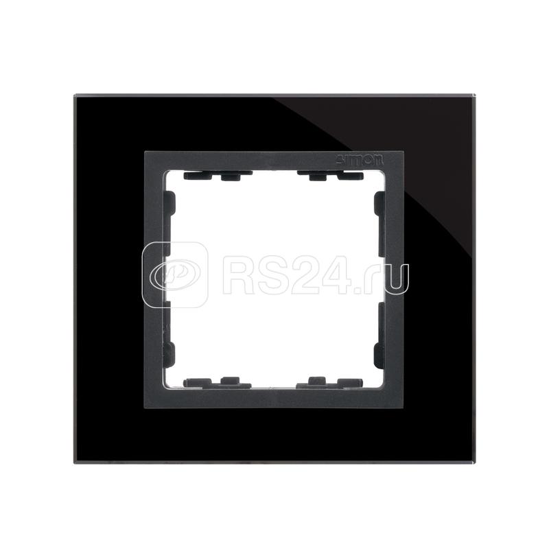 Рамка 1-м Simon82 Nature черн./графит стекло Simon 82817-32