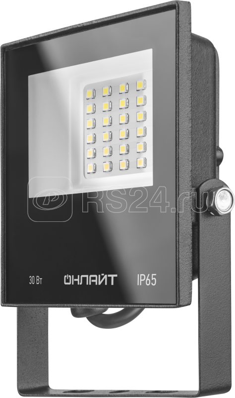 Прожектор светодиодный 71 657 OFL-30-4K-BL-IP65-LED 30Вт 4000К IP65 2400лм черн. ОНЛАЙТ 71657