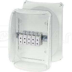 Коробка распределительная ОП 255х355х122мм IP66/67 с клемм. KF 5050 G свет./сер. HENSEL 62000079