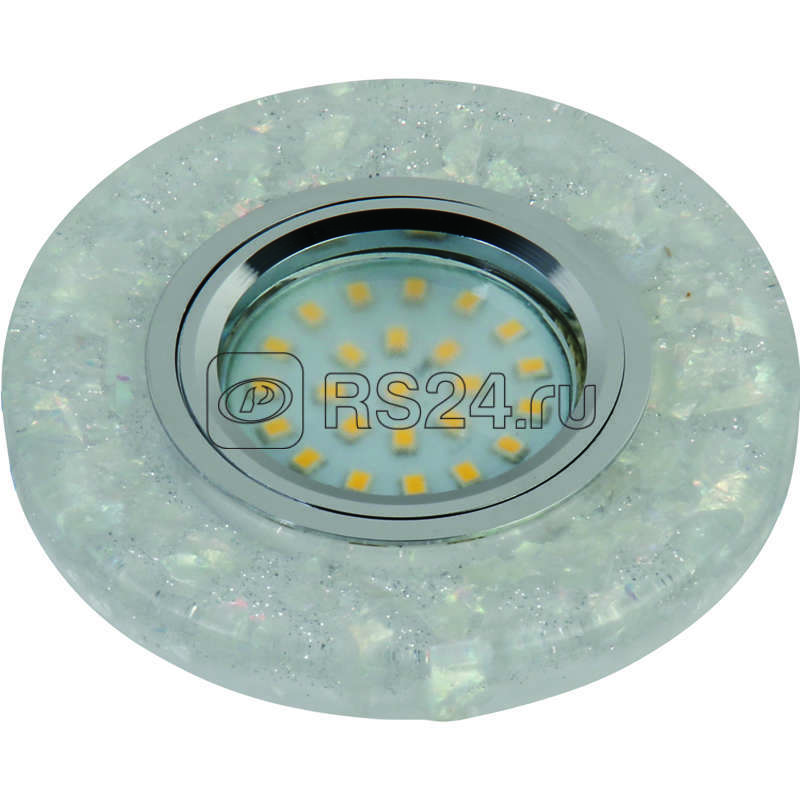 Светильник декоративный Luciole DLS-L103 CHROME/CLEAR 1х35Вт GU5.3 IP20 Fametto 10717
