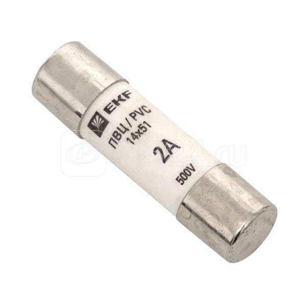 Вставка плавкая цилиндрическая ПВЦ 14х51 2А EKF pvc-14x51-2