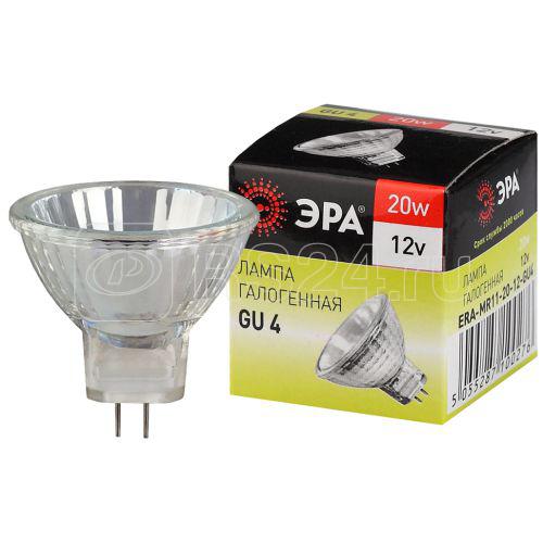 Лампа галогенная GU4-MR11-20W-12V-30Cl ЭРА C0027361