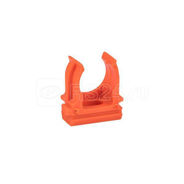 Держатель для труб (клипса) d16мм оранж. (уп.10шт) Plast EKF derj-z-16o