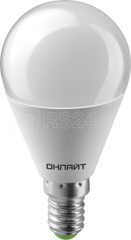 Лампа светодиодная 71 625 OLL-G45-8-230-4K-E14 8Вт шар 4000К нейтр. бел. E14 800лм 176-264В ОНЛАЙТ 71625