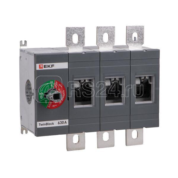Рубильник 3п 630А без рукоятки управления TwinBlock PROxima EKF tb-s-630-3p