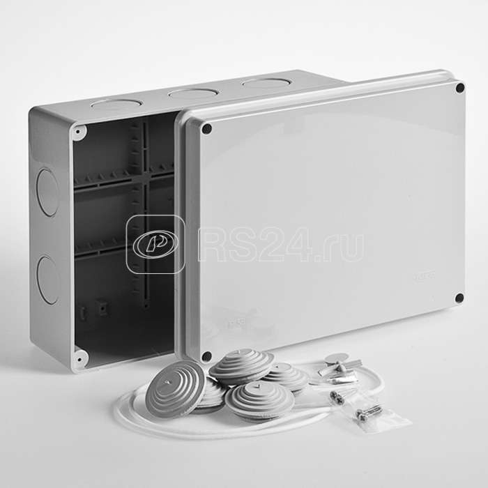Коробка распределительная ОП 240х195х90мм IP65 без гермовводов Ruvinil 67066