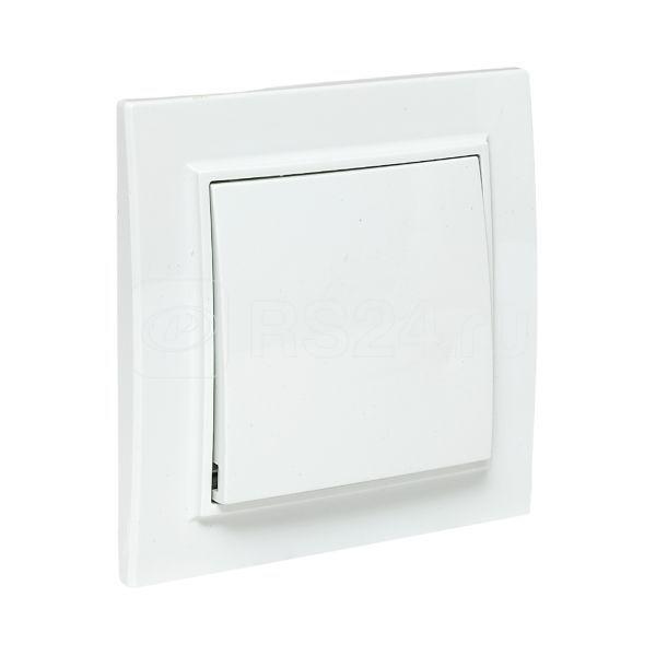 Выключатель 1-кл. СП Минск 10А IP20 бел. Basic EKF ERV10-021-10