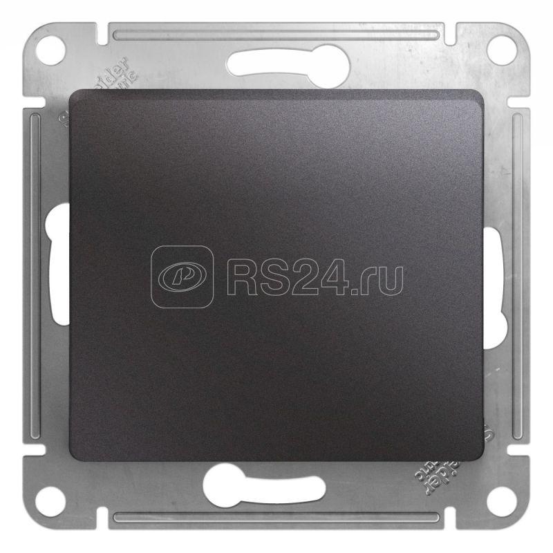 Переключатель проходной 1-кл. СП Glossa 10А IP20 (сх. 6) 10AX механизм графит SE GSL001361