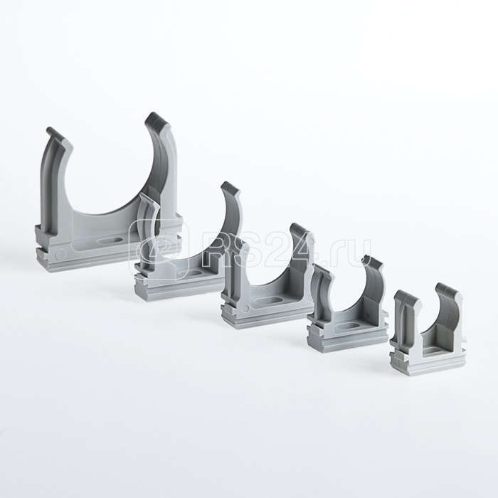 Держатель для труб (клипса) d25мм пластик Ruvinil К01125