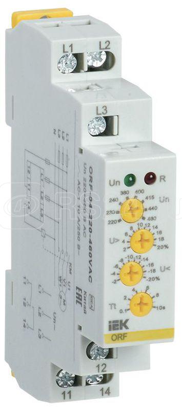 Реле фаз ORF 04 3ф 220-460В AC IEK ORF-04-220-460VAC