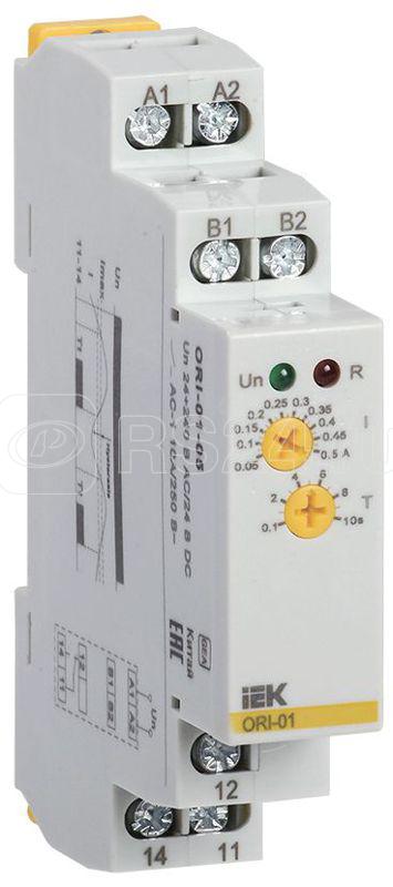 Реле тока ORI 0.05-0.5А 24-240В AC/24В DC IEK ORI-01-05