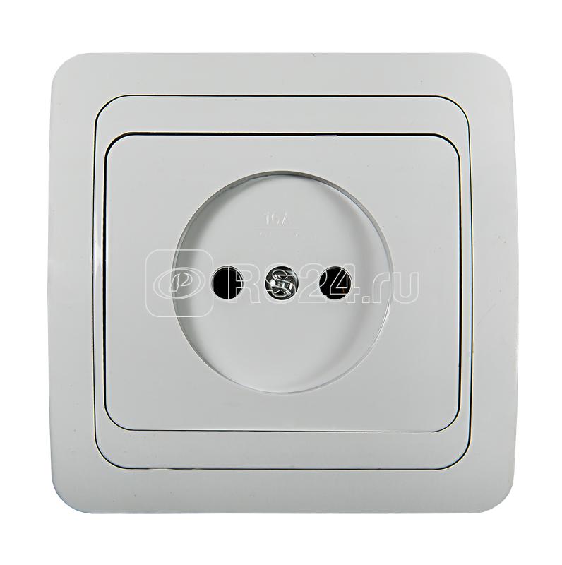 Розетка 1-м СП Classico 2022 16А IP20 бел. ASD / IN HOME 4680005959891
