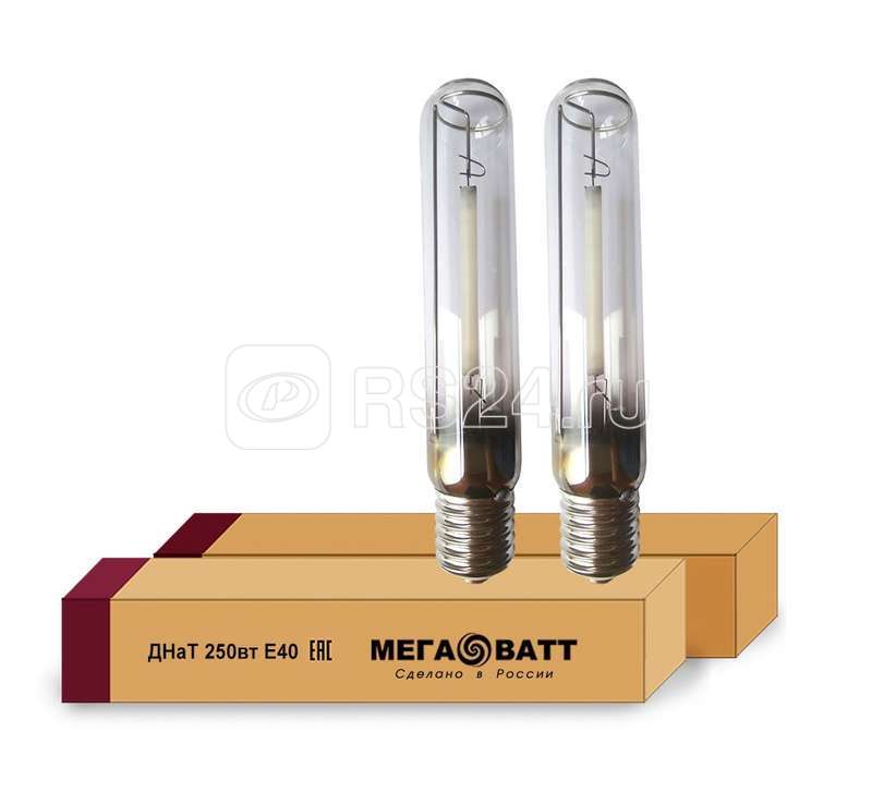 Лампа газоразрядная натриевая ДНаТ 250 E40 (25) МЕГАВАТТ 02942