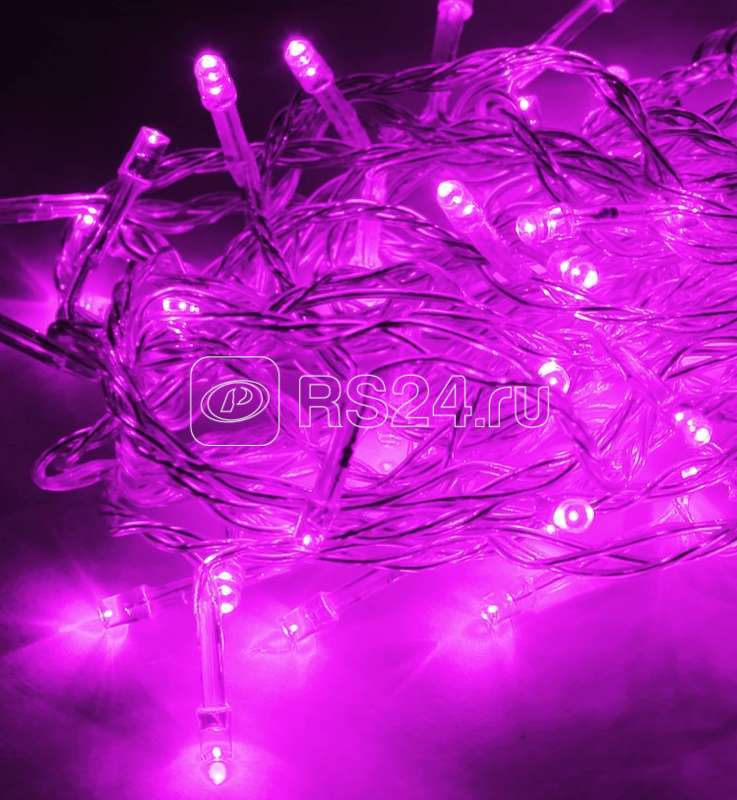 Гирлянда светодиодная 50LED провод 6.5м 8 режимов мигания Космос KOC_GIR50LED_V