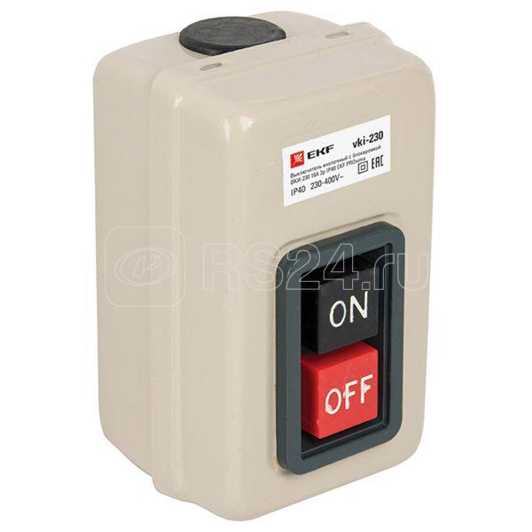 Выключатель кнопочный с блокировкой ВКИ-230 3п 16А IP40 PROxima EKF vki-230