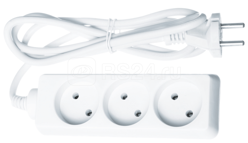 Удлинитель 3х3м без заземл. 16А IP20 61 309 NPE-S-03-300-X-2х1 Navigator 61309