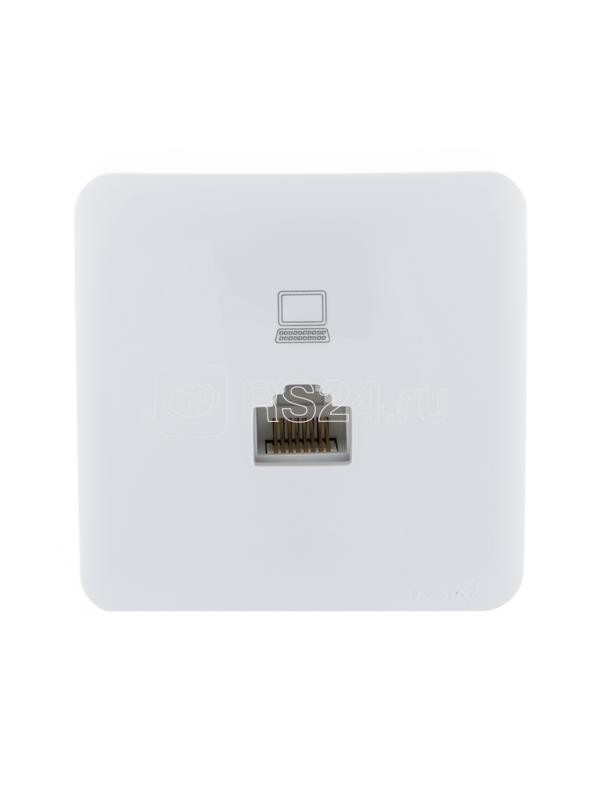 Розетка компьютерная 1-м ОП Viola RJ45 бел. LEZARD 751-0200-139