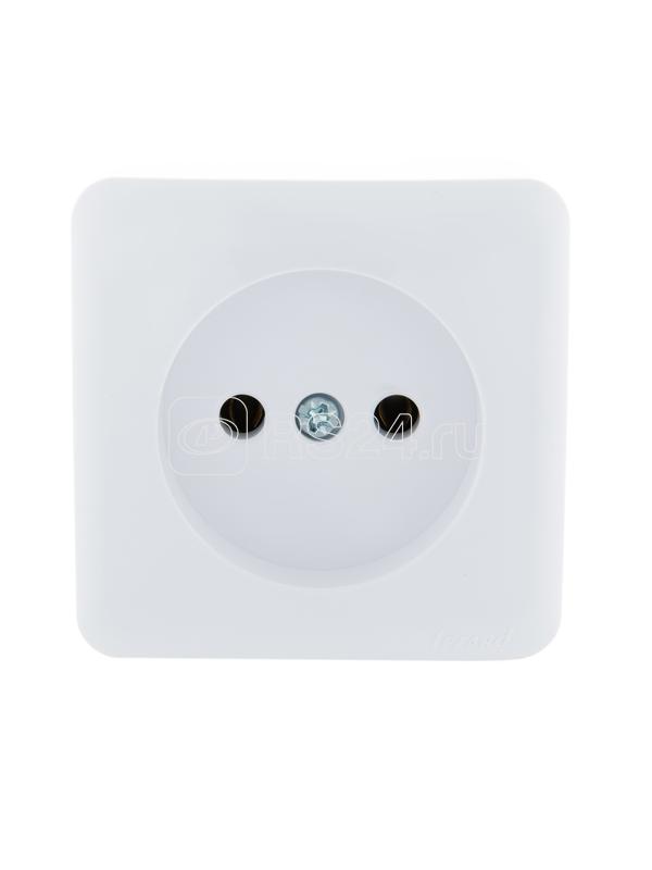 Розетка 1-м ОП Viola 16А IP20 без заземл. бел. LEZARD 751-0200-121