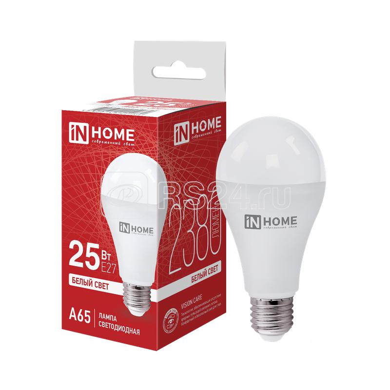 Лампа светодиодная LED-A65-VC 25Вт грушевидная 4000К нейтр. бел. E27 2380лм 230В IN HOME 4690612024080
