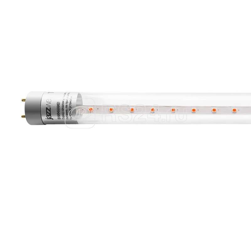 Лампа светодиодная PLED T8-600 PPG Agro 8Вт T8 линейная G13 CL для растений красн./син. спектр JazzWay 5025899