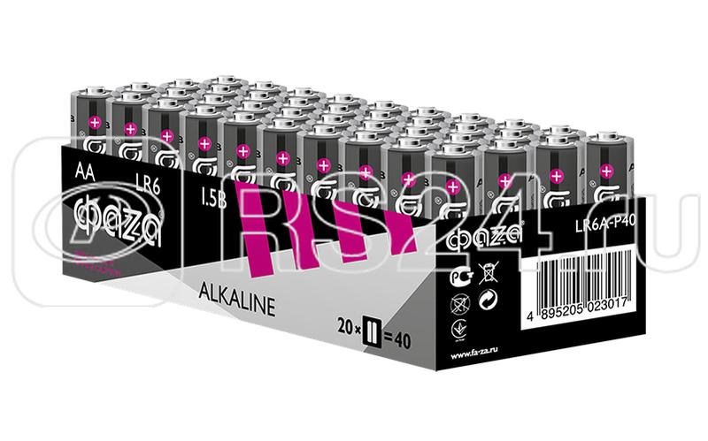 Элемент питания алкалиновый AA/LR6 1.5В Alkaline Pack-40 (уп.40шт) ФАZА 5023017