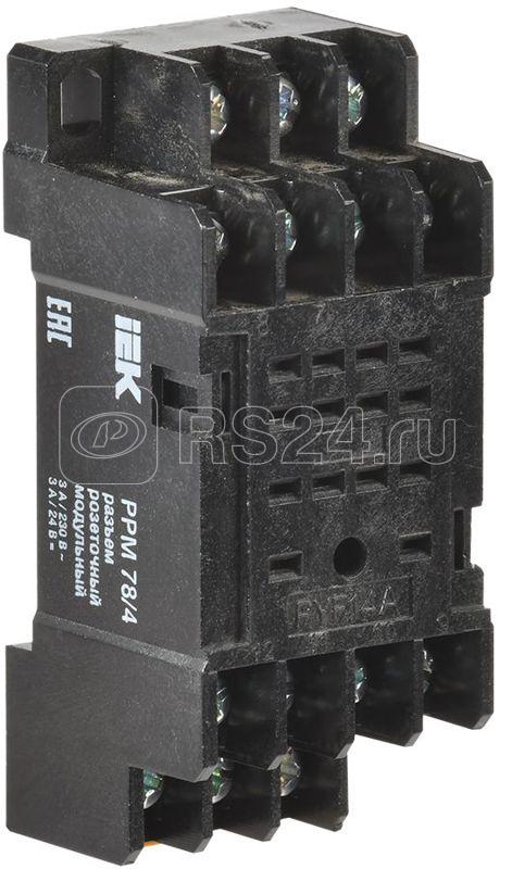 Разъем модульный РРМ78/4(PYF14A) для РЭК78/4(MY4) IEK RRP20D-RRM-4