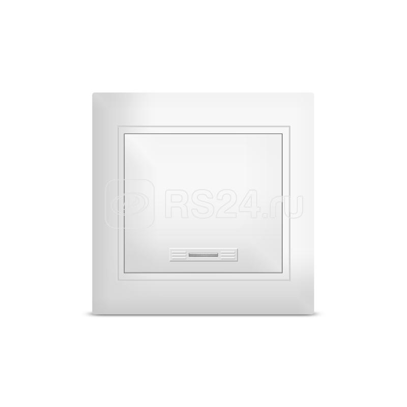 Выключатель 1-кл. СП Севиль 10А IP20 с подсветкой бел. UNIVersal С0121