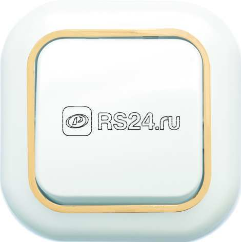 Выключатель 1-кл. СП Валентина 6А IP20 С16-040 бел./зол. Кунцево 7644