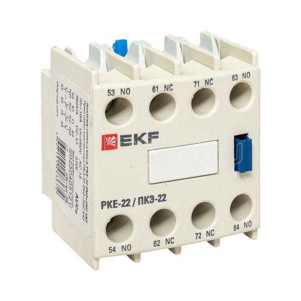 Приставка контактная ПКЭ-22 2NO+2NC EKF ctr-sc-25